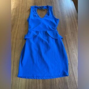 Material Girl Peplum Dress